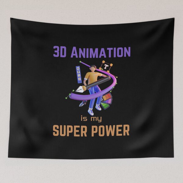 Item preview, 3d animation | 3d animator | 3d animation is my superpower designed and sold by annoying-shirts.