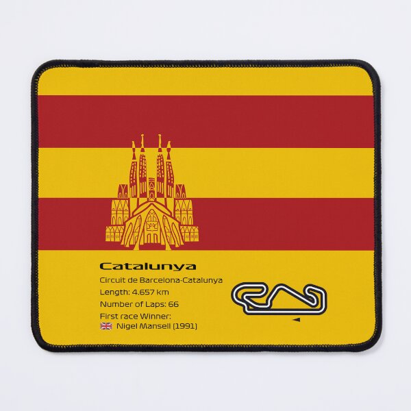 Item preview, Formula 1 Poster of Circuit de Barcelona-Catalunya Spainish GP 2024 for F1 fans minimalistic digital art best for iPhone and Samsung phone cover, wall art, and posters designed and sold by Pink Polar F1.