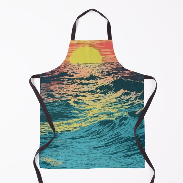 Item preview, Pop art sea sunset designed and sold by ArtHouseNiklas.