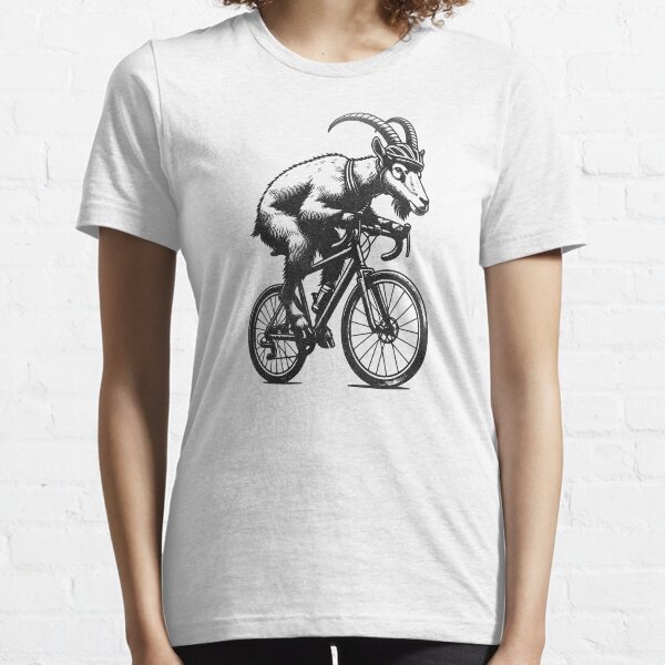 Item preview, Cycling mountain goat designed and sold by Merch Madness.
