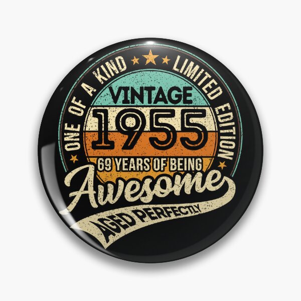Item preview, One of a kind - Vintage 1955 - 69 years of being awesome - aged perfectly - limited edition - 2024 birthday designed and sold by oudinmeissArt.