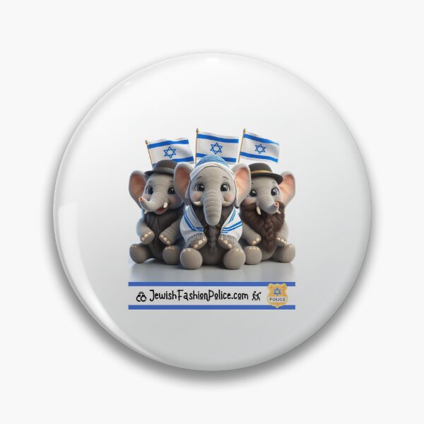 Item preview, Elephants Mendel, Avi, and Zev designed and sold by Jewish Fashion  Police.