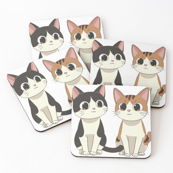 Item preview, cat cute pattern,cute cat couple cat couple meow meow designed and sold by zSrempongS.