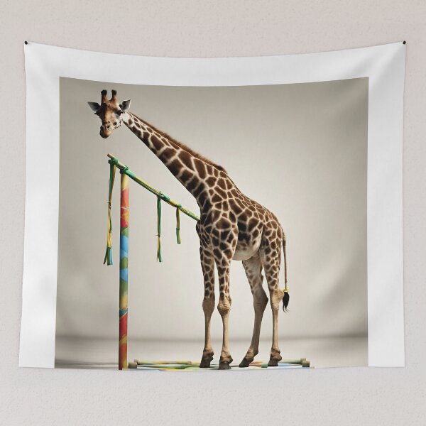 Item preview, Giraffe getting ready to play limbo  designed and sold by tetisola.