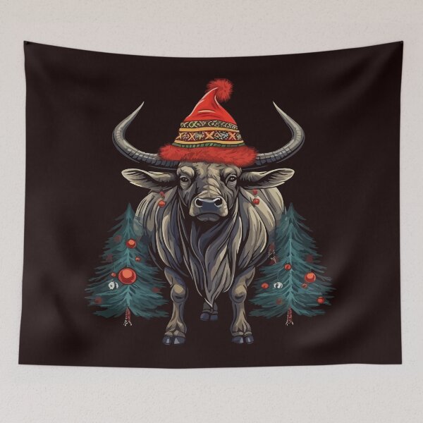 Item preview, Christmas Wildebeest designed and sold by creativellashop.