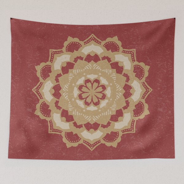 Item preview, Deva Mandala - Ruby, Fawn, Dove designed and sold by Irene Estelle.