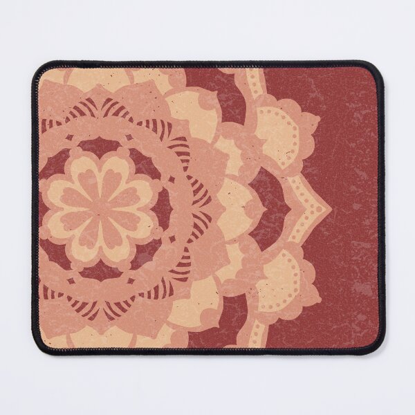 Item preview, Deva Mandala - Ruby, Coral, Melon designed and sold by Irene Estelle.