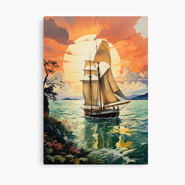 Item preview, Sailboat sea designed and sold by ArtHouseNiklas.