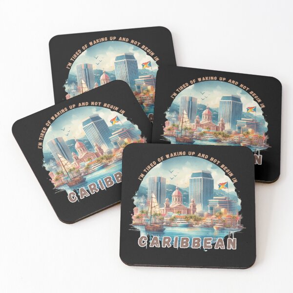 Item preview, I'm Tired of Waking Up and Not Being in Caribbean designed and sold by Azrora.