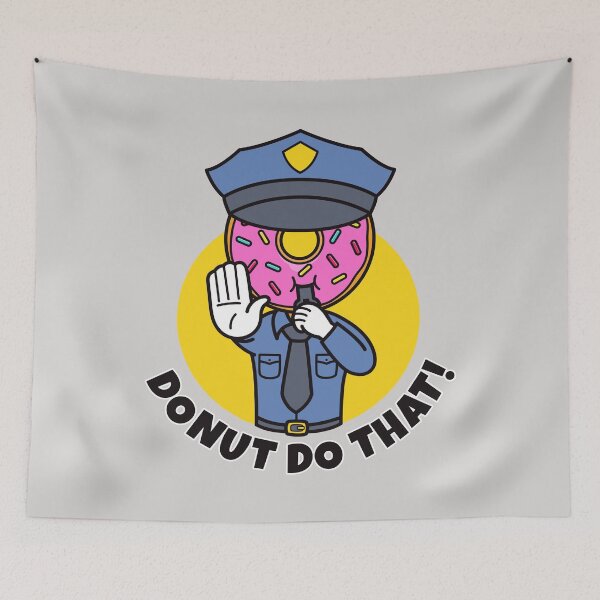 Item preview, "Donut do that!" Donut Policeman designed and sold by messy-nessie.