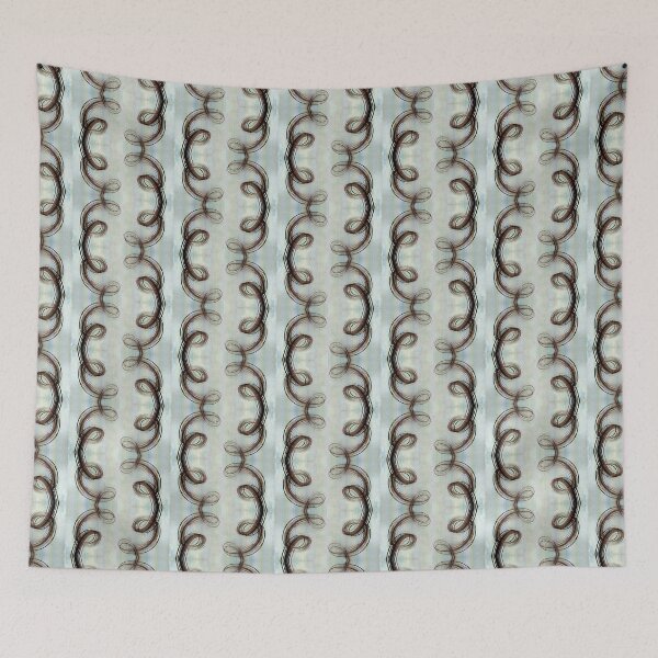 Item preview, Abstract lines on blue background designed and sold by quinnstyle.