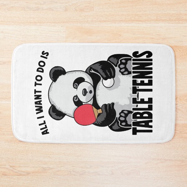 Item preview, Panda Table Tennis All I Want To Do Is Funny Bear Player designed and sold by GrandeDuc.