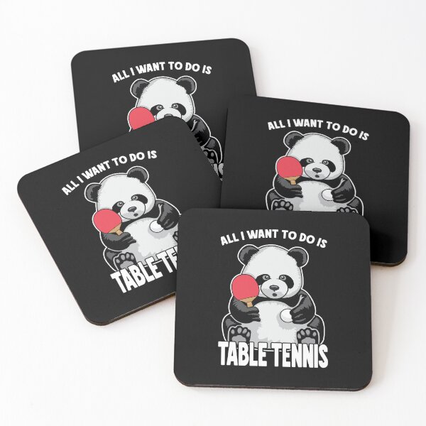 Item preview, Panda Table Tennis All I Want To Do Is Funny Bear Player designed and sold by GrandeDuc.