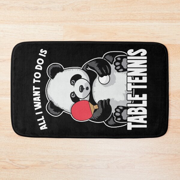 Item preview, Panda Table Tennis All I Want To Do Is Funny Bear Player designed and sold by GrandeDuc.