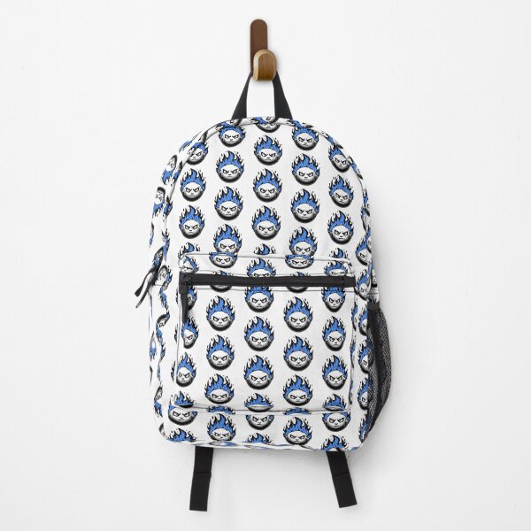 Item preview, Cartoon Face on Fire Artistic Blue designed and sold by Andrew Frelas.