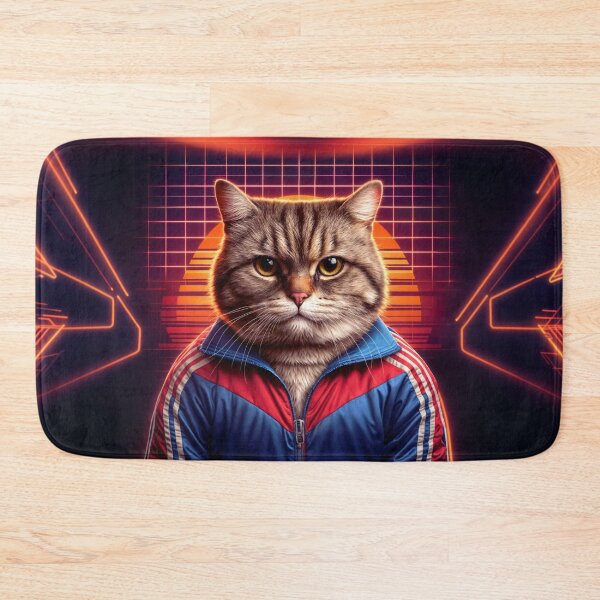 Item preview, Tabby cat in track suit jacket designed and sold by AnnArtshock.