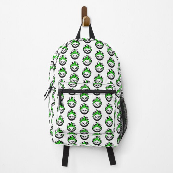 Item preview, Cartoon Face on Fire Artistic Green designed and sold by Andrew Frelas.