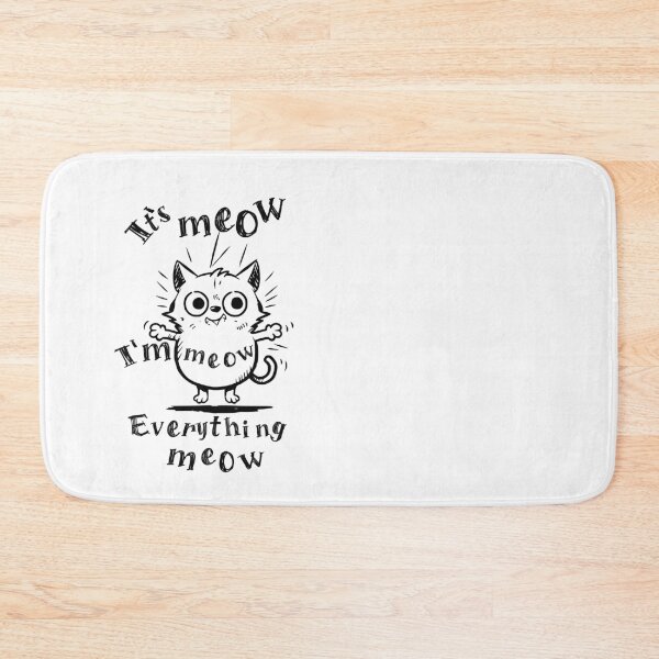 Item preview, Funy cat its meow designed and sold by coyoteink.