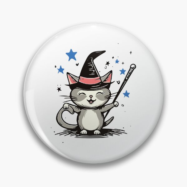 Item preview, Happy Magician Kitty designed and sold by TheRealmWithin.