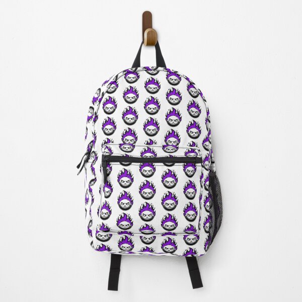 Item preview, Cartoon Face on Fire Artistic Purple designed and sold by Andrew Frelas.