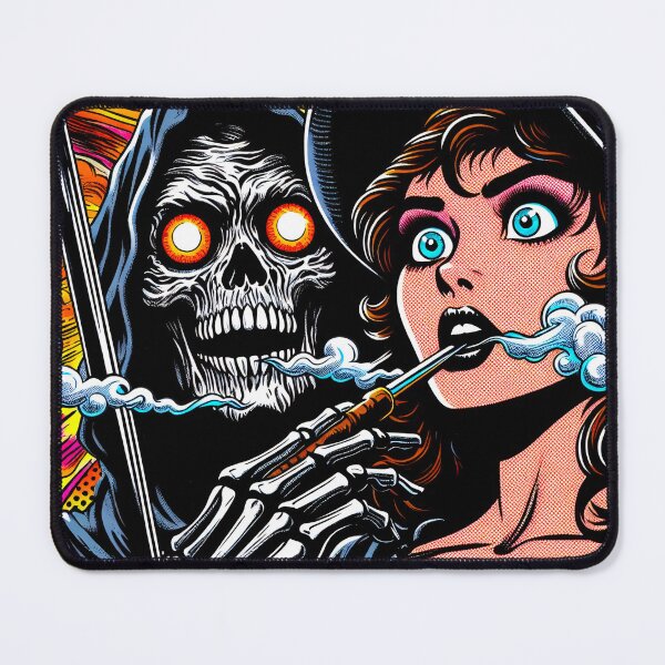 Item preview, Trippy Psychedelic Grim Reaper Mind Control designed and sold by AIPixelMaster.