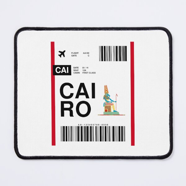 Item preview, Cairo Boarding Pass designed and sold by RabbitK.