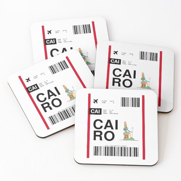 Item preview, Cairo Boarding Pass designed and sold by RabbitK.