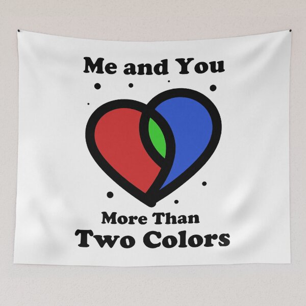 Item preview, Me and you are more than 2 colors designed and sold by AdamMuranski.