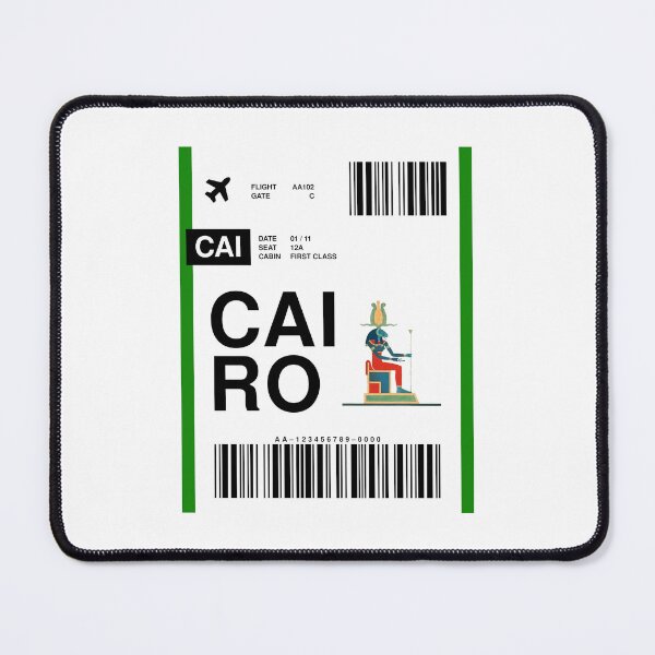 Item preview, Cairo Boarding Pass designed and sold by RabbitK.