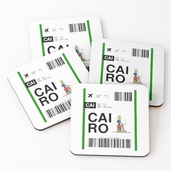 Item preview, Cairo Boarding Pass designed and sold by RabbitK.