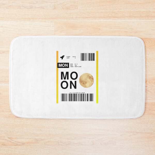 Item preview, Moon Boarding Pass designed and sold by RabbitK.