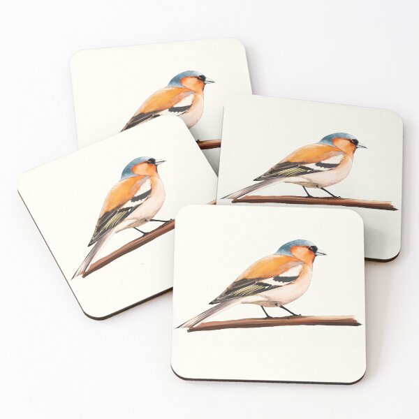 Item preview, Cute Eurasian chaffinch song bird designed and sold by Kat-D-Art.
