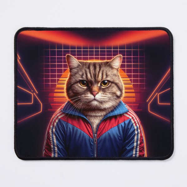 Item preview, Tabby cat in track suit jacket designed and sold by AnnArtshock.