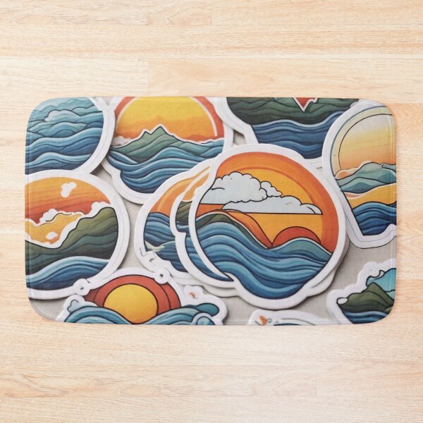 Item preview, Abstract Waterfronts (477) designed and sold by WASjourney.
