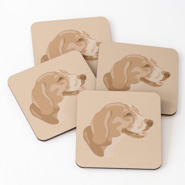 Item preview, DuFauna Brown Beagle Face Portrait designed and sold by DuFauna.