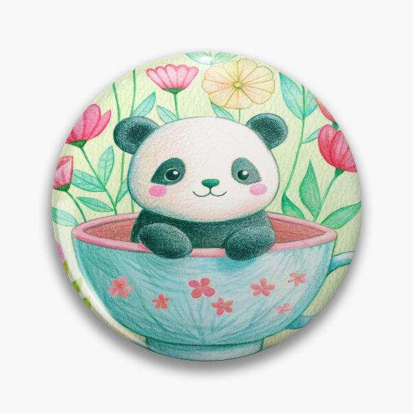 Item preview,  Panda Haven: Bamboo Bliss and Tranquil Teacup designed and sold by CutesyKoala.