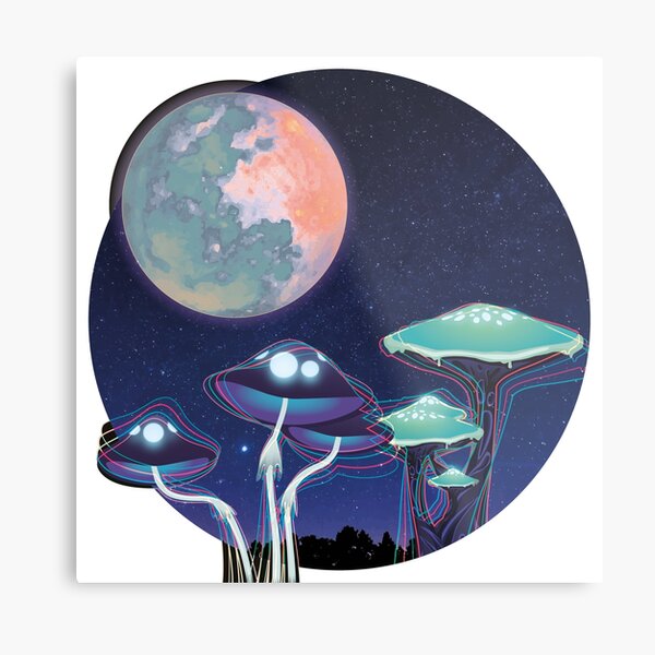 Shrooms Metal Print