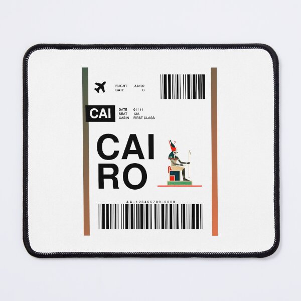 Item preview, Cairo Boarding Pass designed and sold by RabbitK.