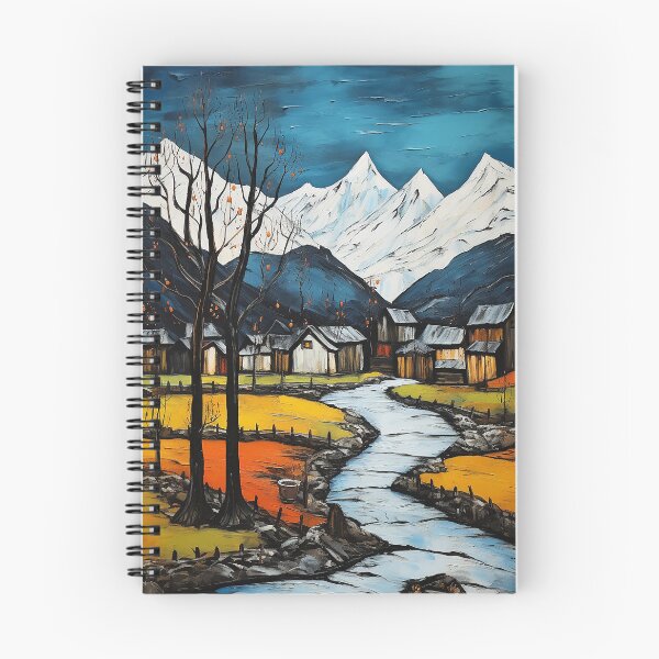 Item preview, Hunza valley travel vintage colorful anime graphics designed and sold by wonderfulpark.