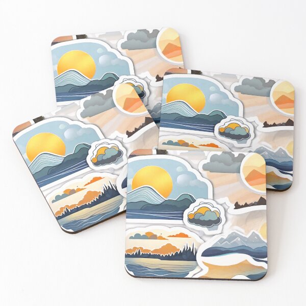 Item preview, Abstract Mountain Vistas (479) designed and sold by WASjourney.