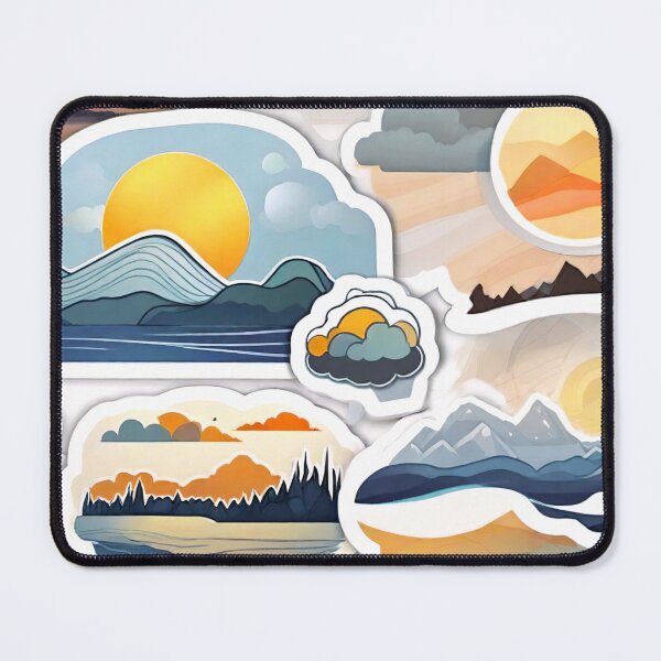 Item preview, Abstract Mountain Vistas (479) designed and sold by WASjourney.