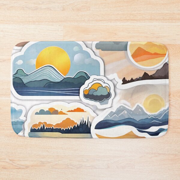 Item preview, Abstract Mountain Vistas (479) designed and sold by WASjourney.