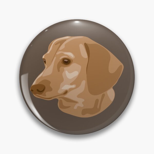 Item preview, DuFauna Brown Dachshund Face Portrait designed and sold by DuFauna.