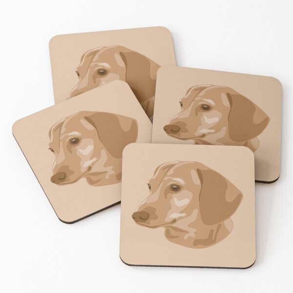 Item preview, DuFauna Brown Dachshund Face Portrait designed and sold by DuFauna.