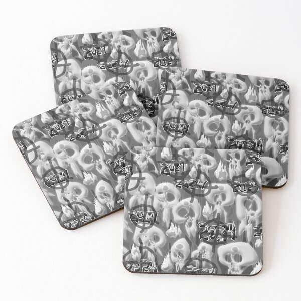 Item preview, Skulls and Targets 2024 (Grayscale) designed and sold by skullbal.