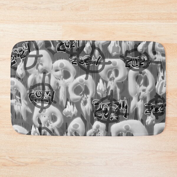 Item preview, Skulls and Targets 2024 (Grayscale) designed and sold by skullbal.