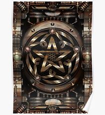 Steampunk Pentacle Poster