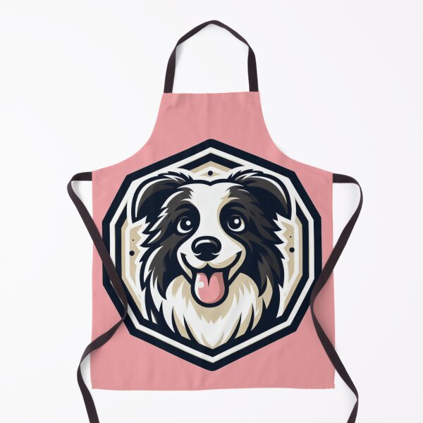 Item preview, Border Collie Black And White Aussie Herding Dog Cartoon designed and sold by CoffeeIsATrip.