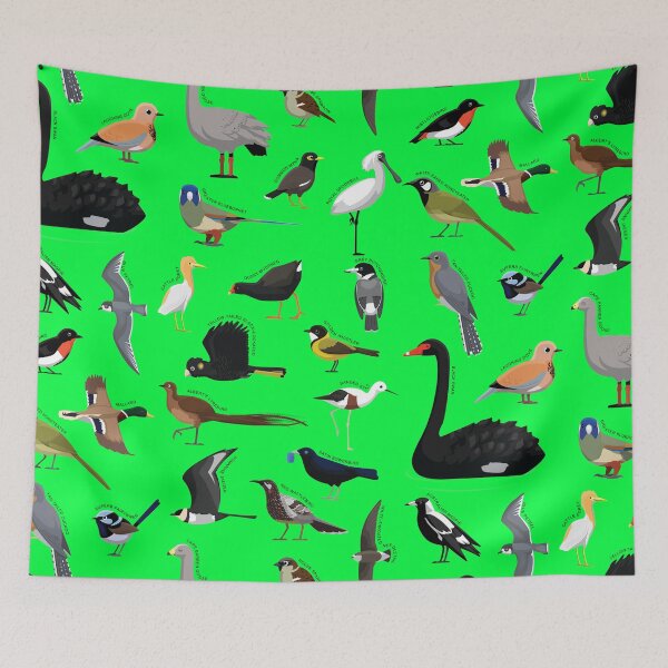 Item preview, Australian Birds with Name Collection Set 2 designed and sold by SUPERHERON.