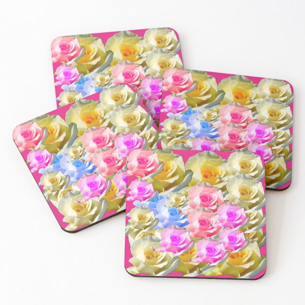 Item preview, Many Beautiful Rose - Photography - Pink Roses, Blue Roses, Yellow Roses designed and sold by Victoria Rose.